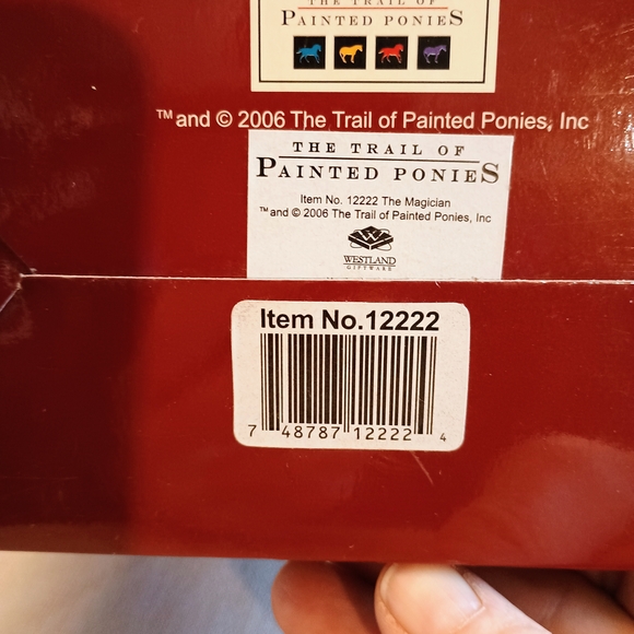 2006 Painted Pony Figurine with Native American Art - Picture 7 of 7